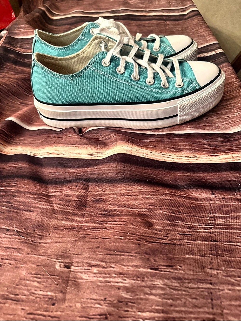 Converse Chuck Taylor All Star Women's Sneakers US 8 Blue & White platform